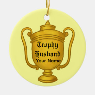 Adorno De Cerámica Marido Trofeo