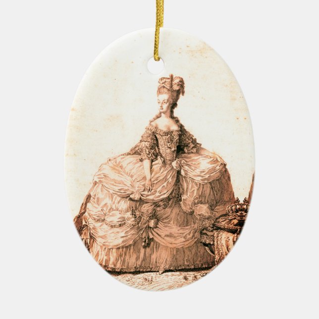 Adorno De Cerámica ♥ Marie-Antoinette Marie Antoinette shabby chic ♥ (Frente)