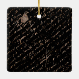 Adorno De Cerámica Marie Antoinette - Monogramo - Monograma real