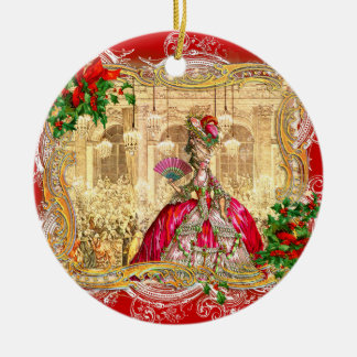 Adorno De Cerámica Marie Antoinette, Navidades de Versalles