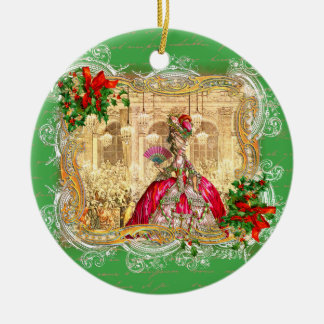 Adorno De Cerámica Marie Antoinette, Navidades de Versalles