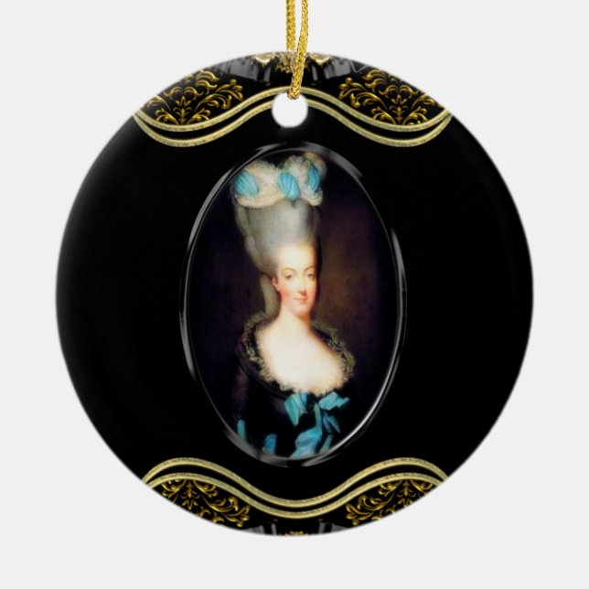 Adorno De Cerámica Marie Fairdaye Baroque (Frente)