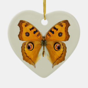 Adorno De Cerámica Mariposa Argus de pradera