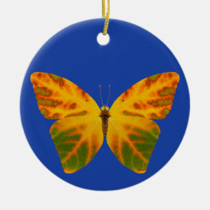 Adorno De Cerámica Mariposa Aspen Leaf 1