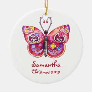 Adorno De Cerámica Mariposa bonita