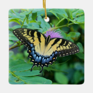 Adorno De Cerámica Mariposa cola de golondrina tigre oriental