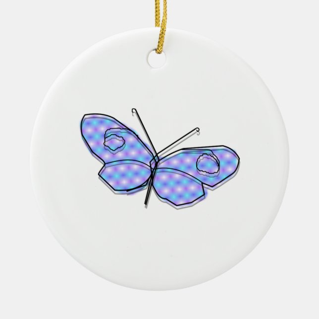 Adorno De Cerámica Mariposa cósmica (Frente)