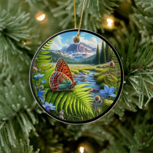 Adorno De Cerámica Mariposa de Cobre Americana Encantadora (Subido por el creador)