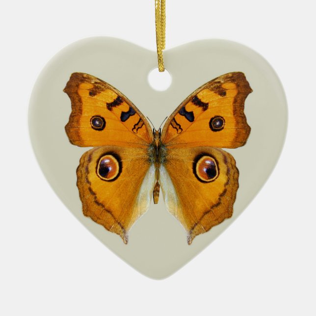 Adorno De Cerámica Mariposa de Meadow Argus (Frente)