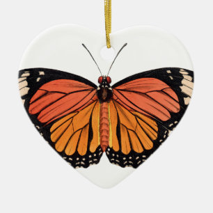 Adorno De Cerámica Mariposa de monarca