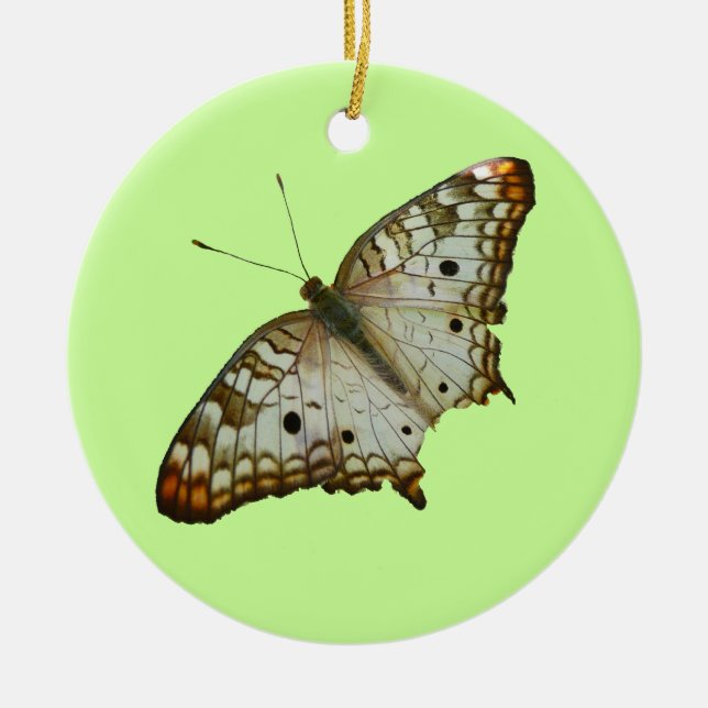 Adorno De Cerámica Mariposa exótica de Santa Lucía (Frente)