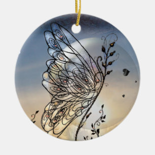 Adorno De Cerámica ¡Mariposa Levantándose!