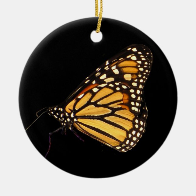 Adorno De Cerámica Mariposa monarca (Frente)