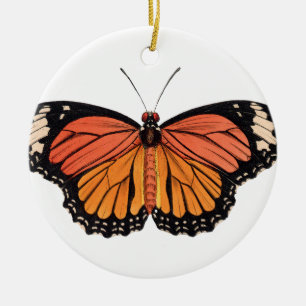 Adorno De Cerámica Mariposa monarca