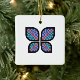 Adorno De Cerámica Mariposa mosaica
