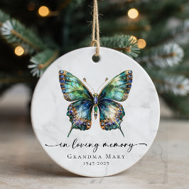 Adorno De Cerámica Mariposa personalizada en memoria amorosa Keepsake