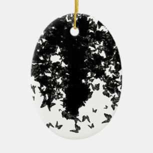 Adorno De Cerámica mariposa yaie