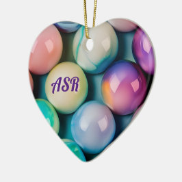 Adorno De Cerámica Mármoles de vidrio en colores de Bonito Pastel, tu