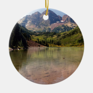 Adorno De Cerámica Maroon Bells