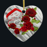 Adorno De Cerámica Marry me Keepsake Ornament<br><div class="desc">Mary Me keepsake Ornament</div>