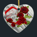 Adorno De Cerámica Marry me Keepsake Ornament<br><div class="desc">Mary Me keepsake Ornament</div>
