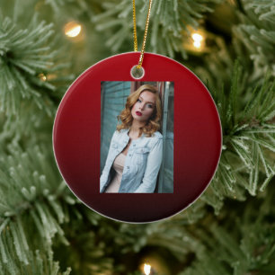 Adorno De Cerámica marsala minimalista abstracta marsala de color bur