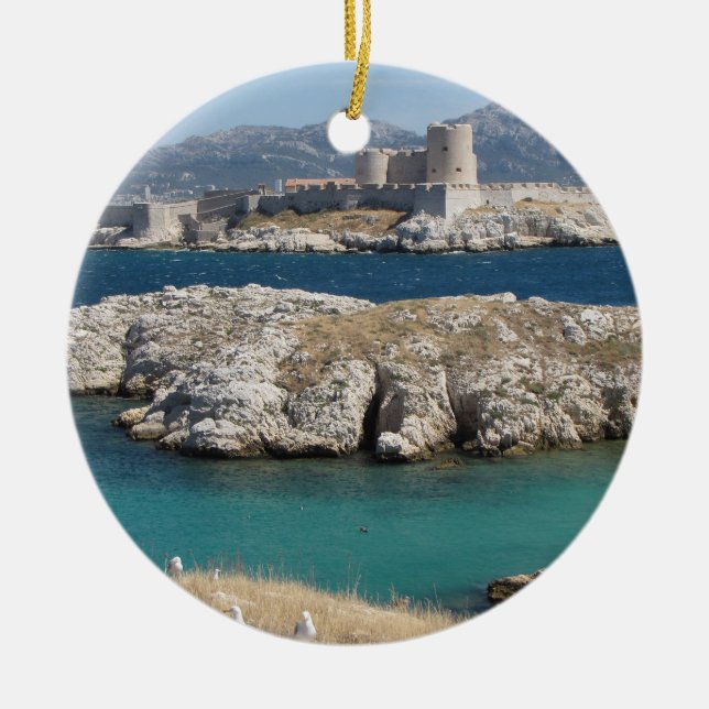 Adorno De Cerámica Marseille France (Frente)