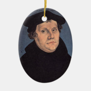 Adorno De Cerámica Martin y Katherina (von Bora) Luther