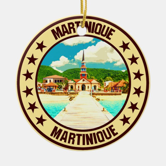 Adorno De Cerámica Martinica (Frente)