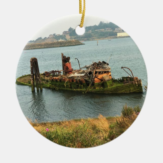 Adorno De Cerámica Mary D. Hume, Gold Beach, Oregón (Frente)