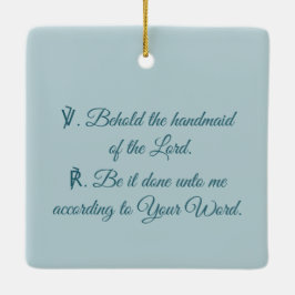 Adorno De Cerámica Mary, de la Anunciación de F. Lippi (Detalle; M 03