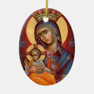 Adorno De Cerámica Mary - THEOTOKOS