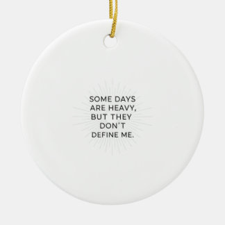 Adorno De Cerámica Más allá de los días difíciles