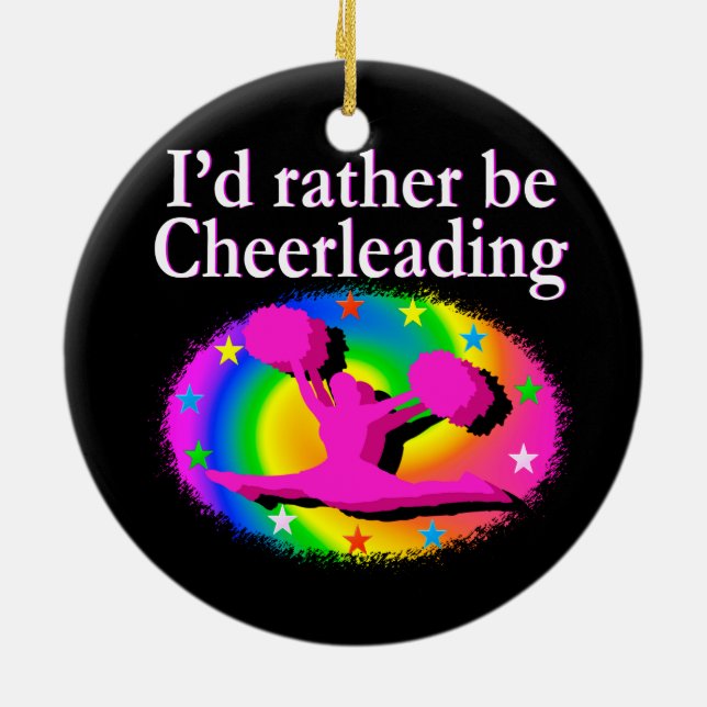 ADORNO DE CERÁMICA MÁS BIEN SER CHEERLEADOR (Atrás)