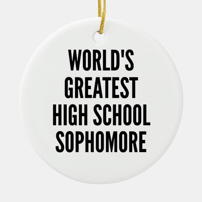 Adorno De Cerámica Más grande del mundo en secundaria (Frente)