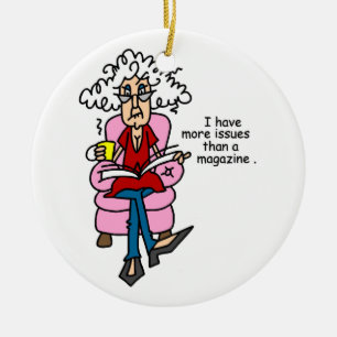 Adorno De Cerámica Más temas que humor de revista