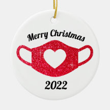 Máscara de cara brillante de corazón brillante de 