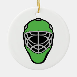 Adorno De Cerámica Máscara de Goalie