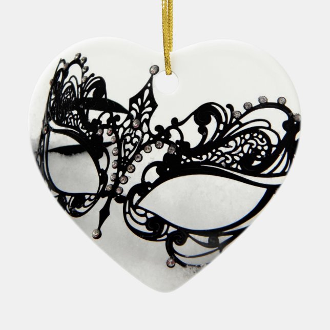 Adorno De Cerámica Máscara del Queens (Frente)