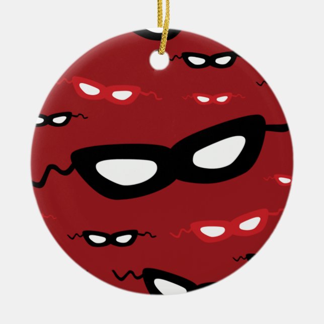 Adorno De Cerámica Máscaras (Frente)