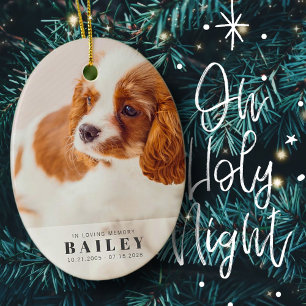 Adorno De Cerámica Mascota de la memoria amorosa - Memorial Personali