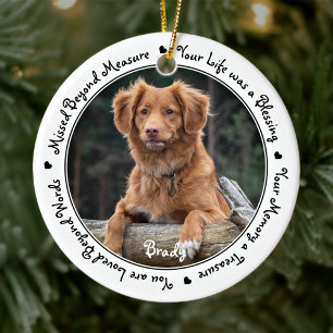 Adorno De Cerámica Mascota Loss Sympathy Keepsake Perro Mascota