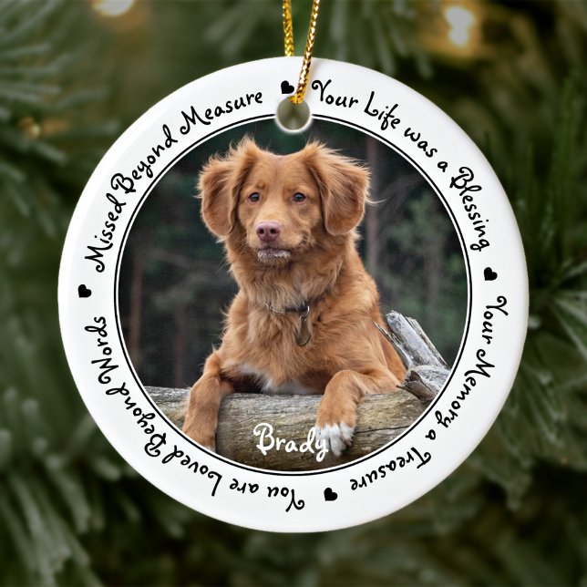 Adorno De Cerámica Mascota Loss Sympathy Keepsake Perro Mascota (Subido por el creador)