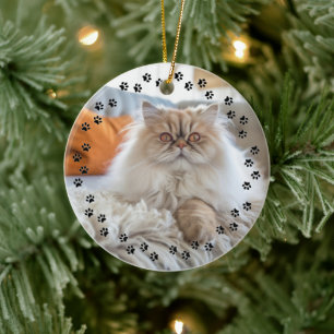 Adorno De Cerámica Mascota Personalizada Ama Tu Foto Recuerdos Huella