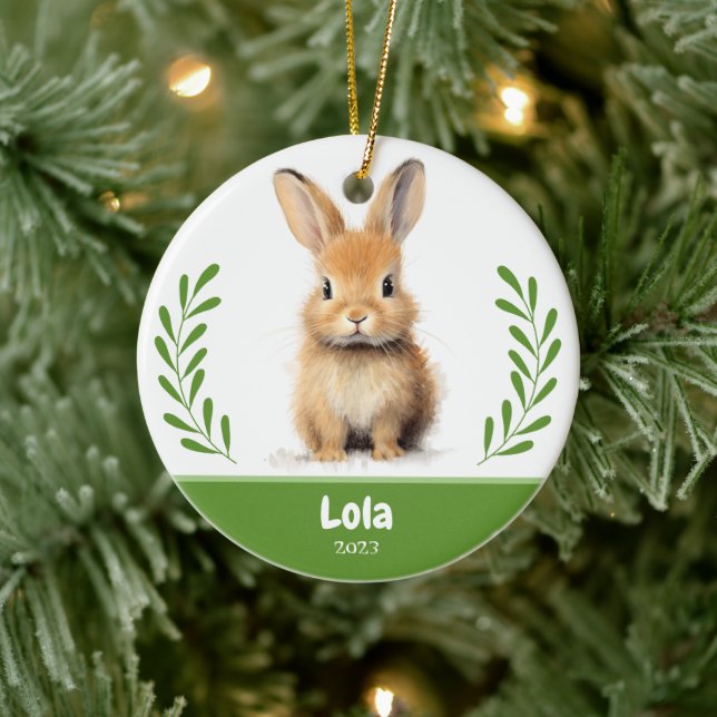 Adorno De Cerámica Mascota personalizado Foto con Navidades de ramifi (Árbol)