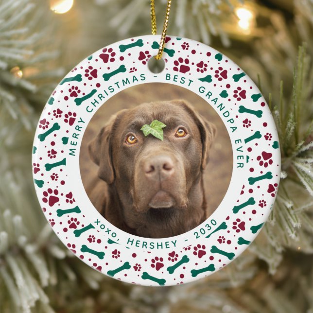Adorno De Cerámica Mascota personalizado Foto Festividad Pintura Impr (Subido por el creador)