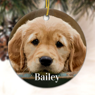 Adorno De Cerámica Mascota personalizado Foto Perro Lover Keepsake