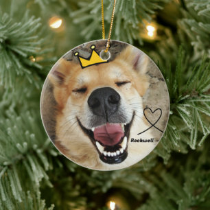 Adorno De Cerámica Mascota personalizado Foto Personalizada Perro Lov