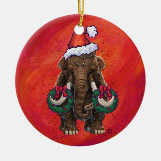 Adorno De Cerámica Mastodon matutino (Frente)