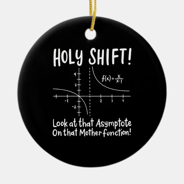 Adorno De Cerámica Matemáticas (Frente)